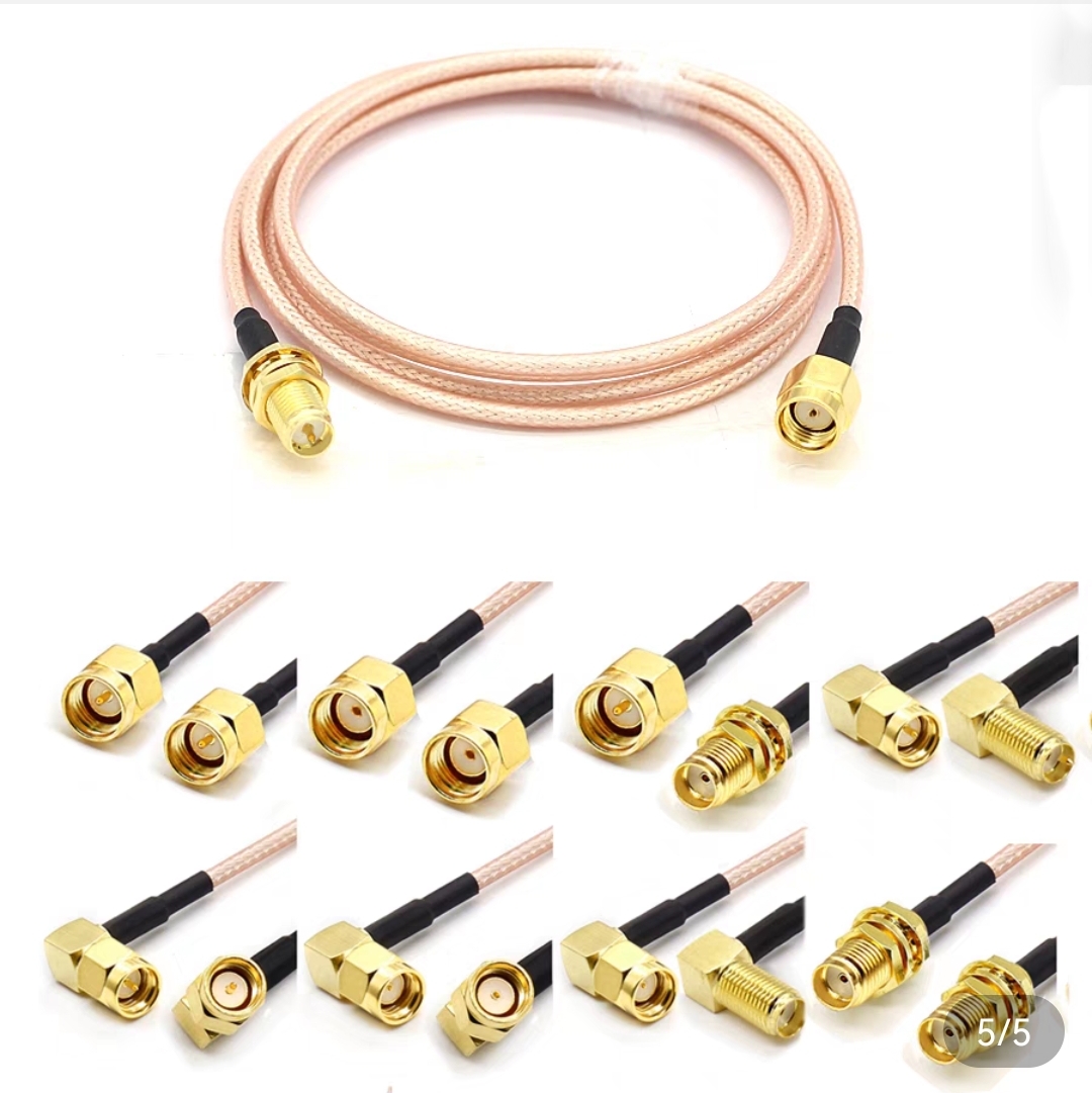 SMA射频连接器转接RG316/RG174视频连接线